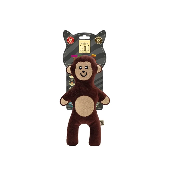 CATTİE MATATABİ İÇERİKLİ KEDİ OYUNCAĞI PELUŞ MAYMUN 20CM