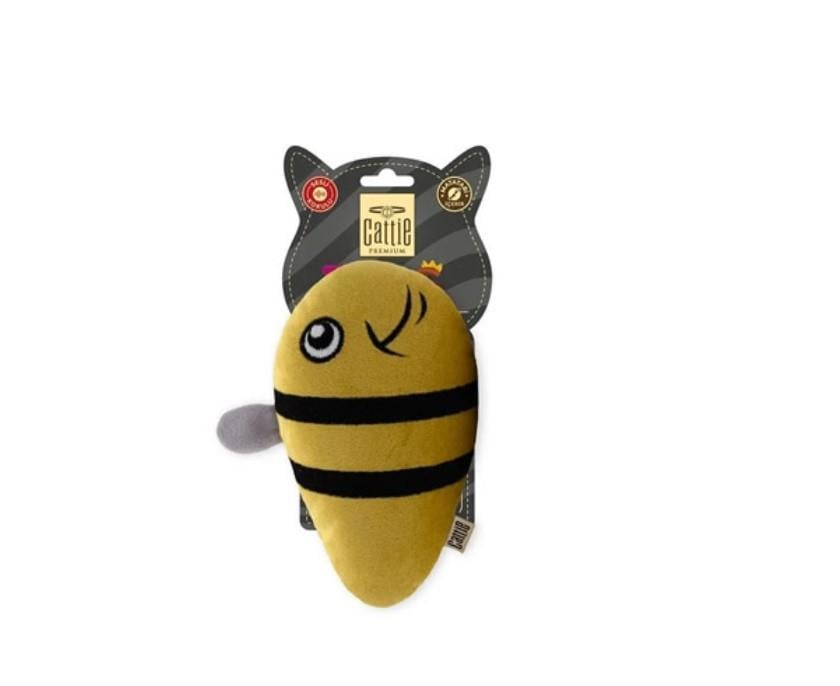 CATTİE MATATABİ İÇERİKLİ KEDİ OYUNCAĞI PELUŞ ARI 15CM