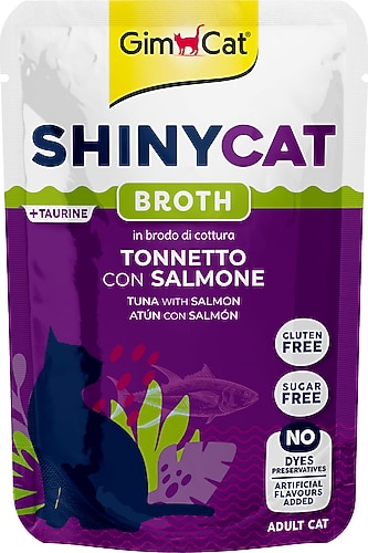 GIMCAT SHINYCAT POUCH TON BALIĞI SOMON 70GR