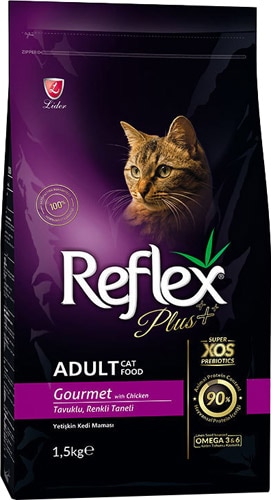 REFLEX PLUS CAT ADULT MULTİ COLOUR- 1,5 KG				