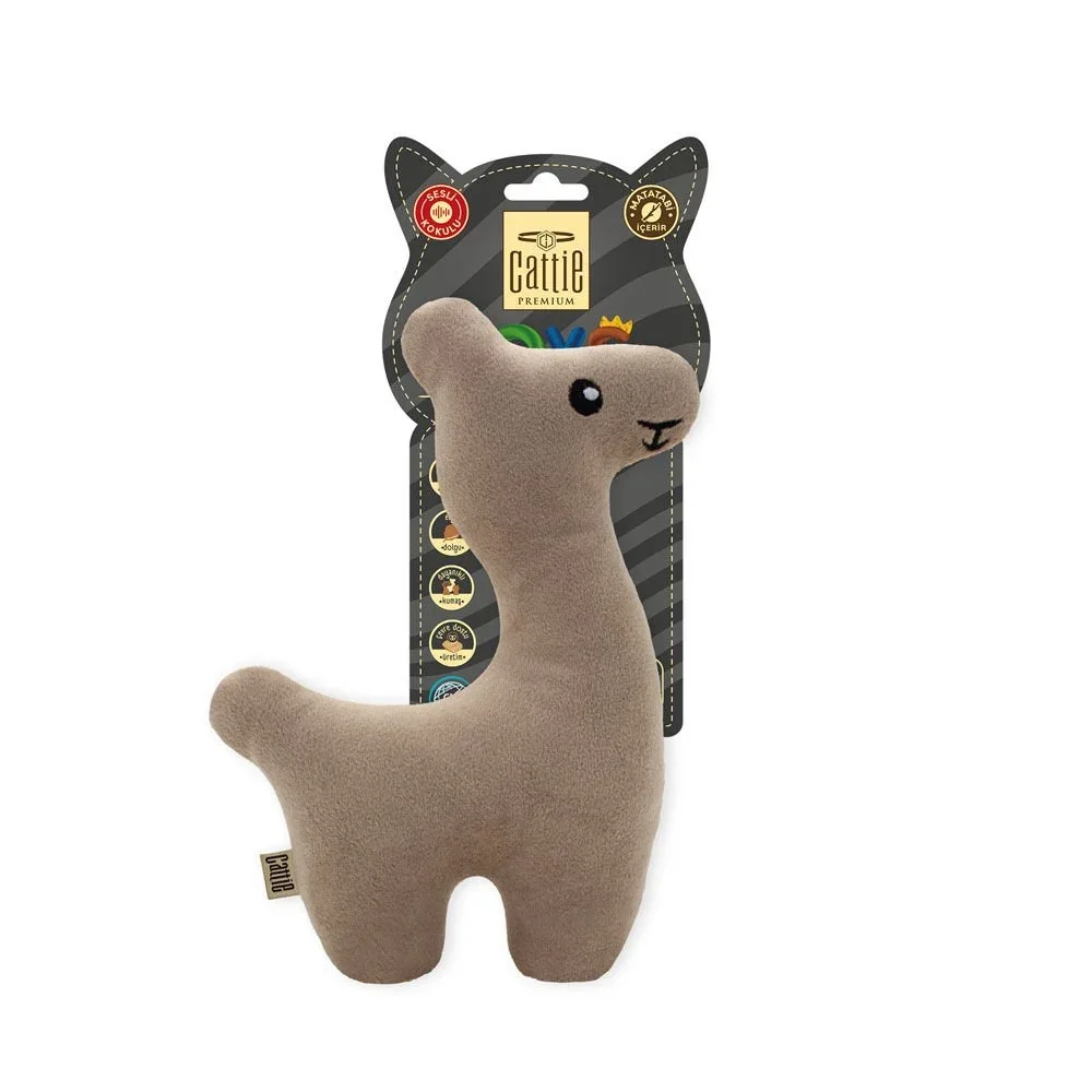CATTİE MATATABİ İÇERİKLİ KEDİ OYUNCAĞI PELUŞ LAMA 20CM