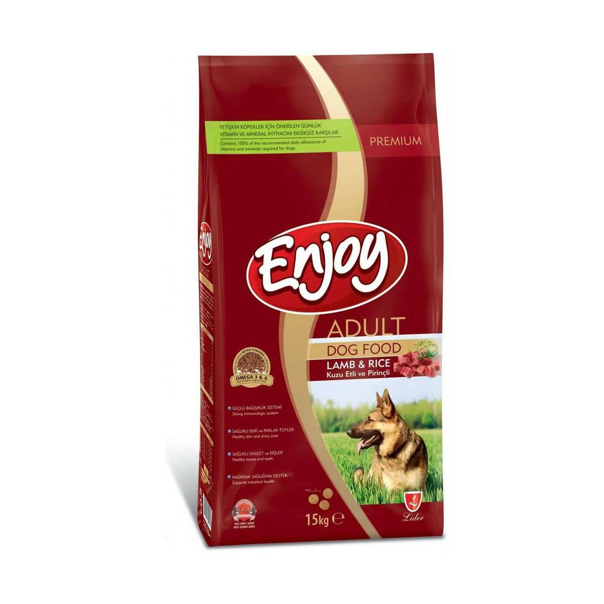 ENJOY LAMB & RICE ADULT DOG FOOD 15 KG				