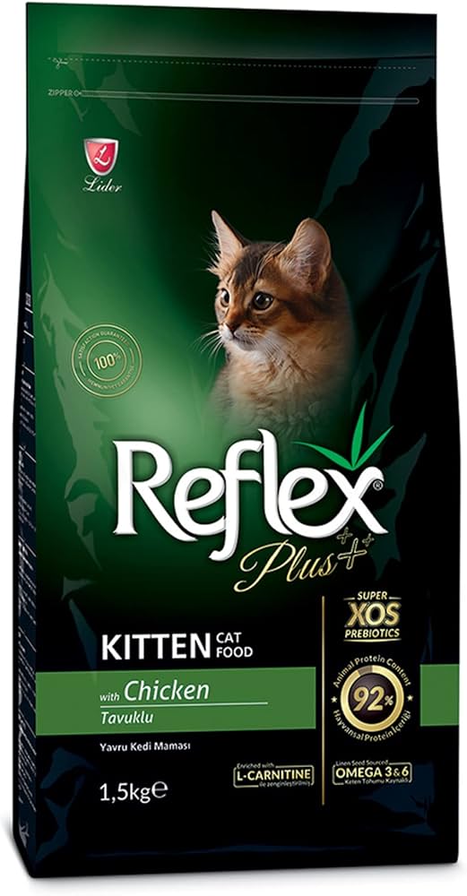 REFLEX PLUS TAVUKLU YAVRU KEDİ MAMASI 1 KG				
