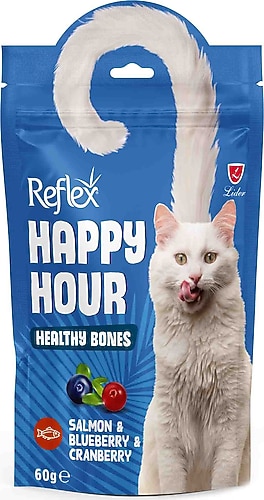 REFLEX HAPPY HOUR KEMİKLER İÇİN DESTEKLEYİCİ KEDİ ÖDÜL 60 GR