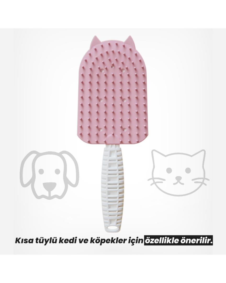 Atapet Slikon Kedi Tüy Toplama Tarağı
