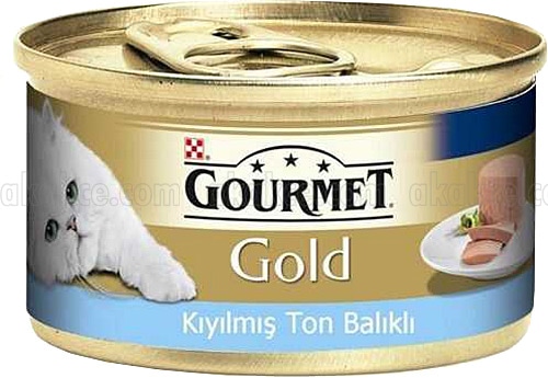 Gourmet Gold Kıyılmış Tonlu Kedi Yaş Mama 85gr
