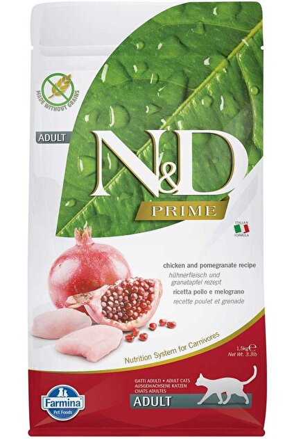 N&D Tahılsız, Tavuk Etli & Narlı Yavru Kedi Maması (1,5 kg)