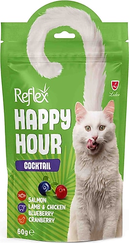 REFLEX HAPPY HOUR KOKTEYL KEDİ ÖDÜL MAMASI 60 G