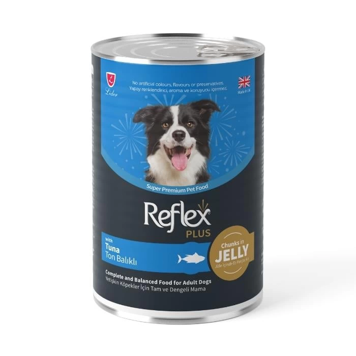 REFLEX PLUS JÖLE İÇİNDE TON BALIKLI YET. KÖPEK MAMASI 400 G				