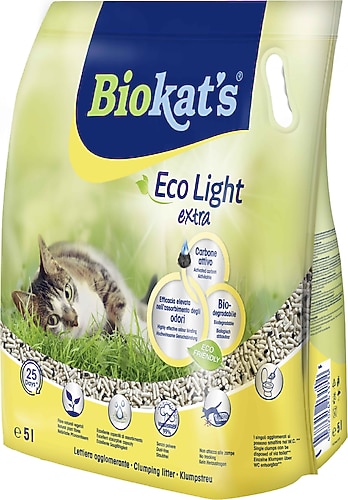 BIOKATS KEDİ KUMU ECO PELET LIGHT EXT.3,1KG(5LT)