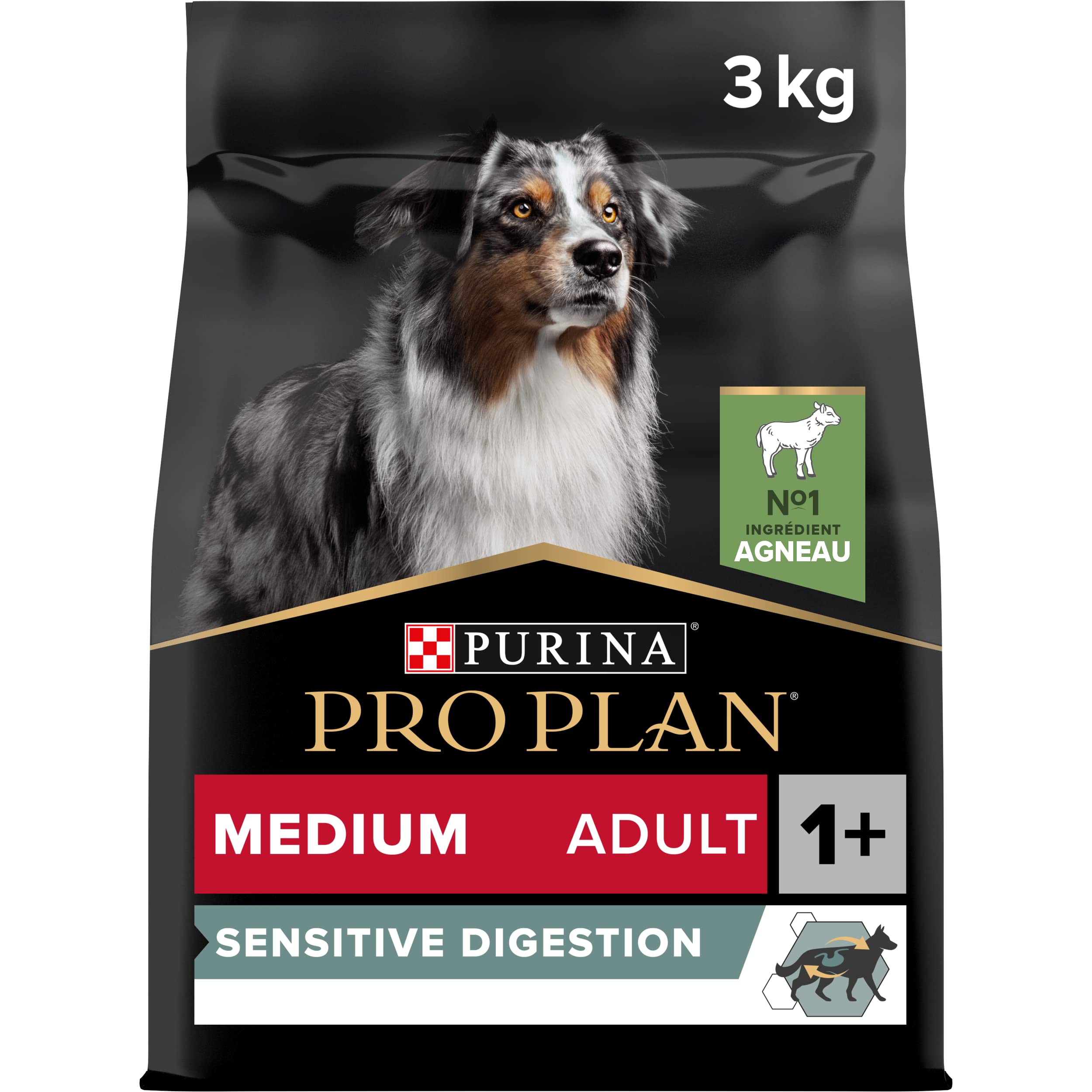 Pro Plan Adult Sensitive Digestion Kuzu Etli Medium Köpek Maması 3 Kg
