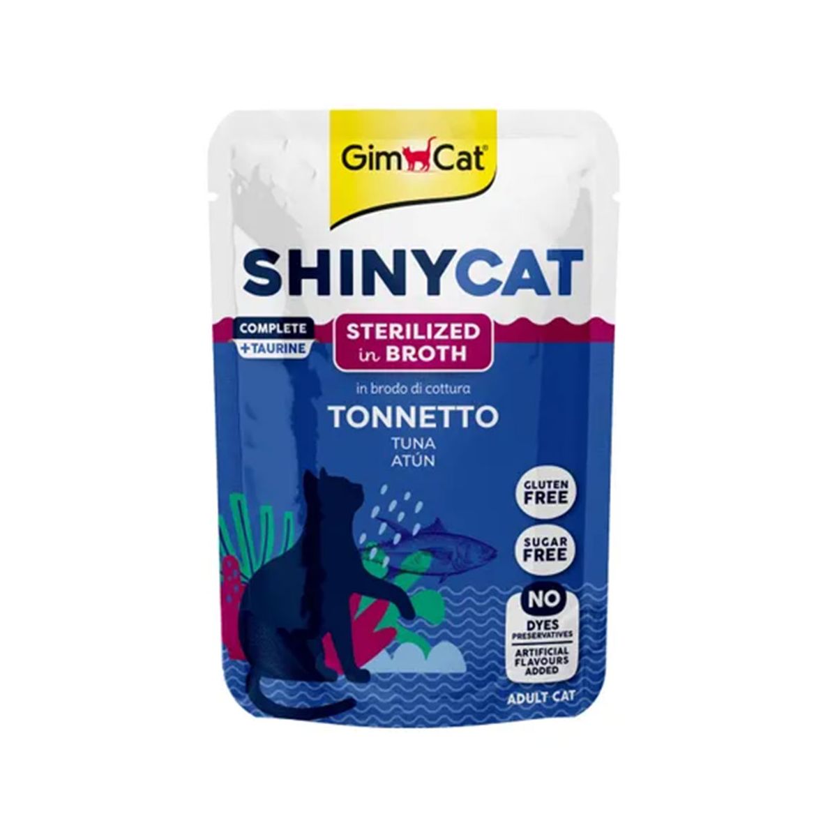 GIMCAT SHINYCAT POUCH STERIL KISIR TON BALIĞI 70GR