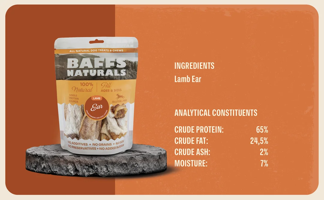 Baffs Naturals Kuzu Kulak Tüylü 100g