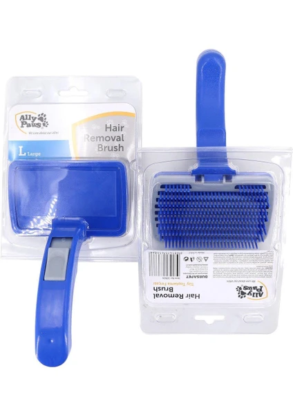 ALLY PAWS OTOMATİK BASMALI TÜY TOPLAYICI TARAK (L)