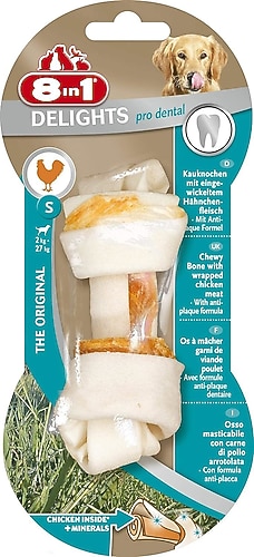 8IN1 Delights Pro Dental Diş Sağlığı Köpek Ödül Kemiği Tavuklu S 35GR