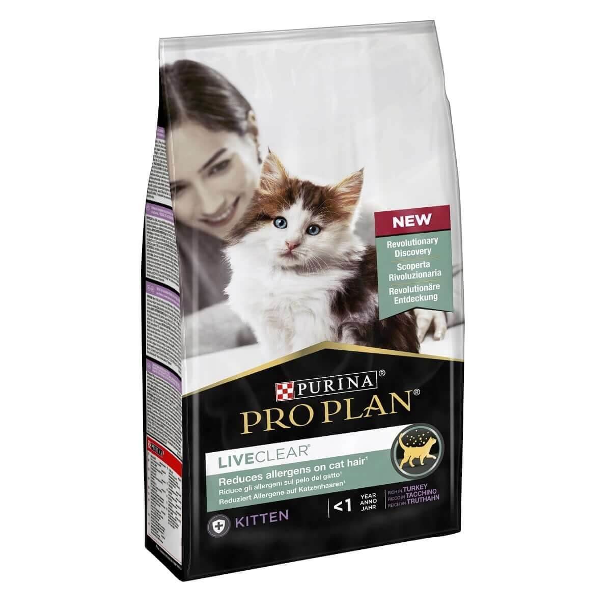 PRO PLAN KEDİ LIVECLEAR KITTEN HİNDİ 1.4 KG