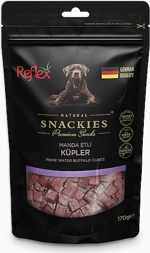 REFLEX SNACKIES MANDA ETLİ KÜPLER 170 GR