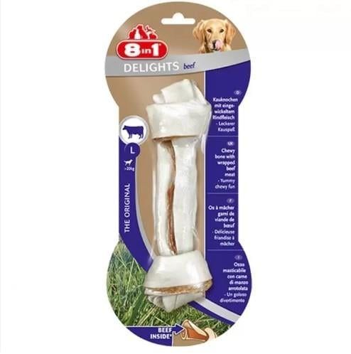 8IN1 Delights Bone Köpek Ödül Kemiği Sığır Etli L - 85GR
