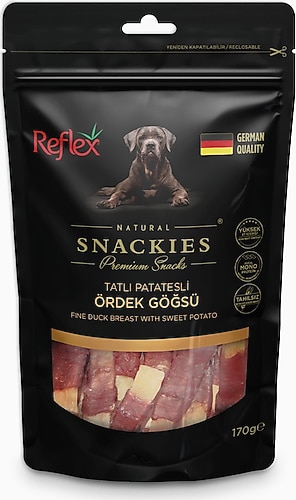 REFLEX SNACKIES TATLI PATATESLİ ÖRDEK GÖĞSÜ 170 G 