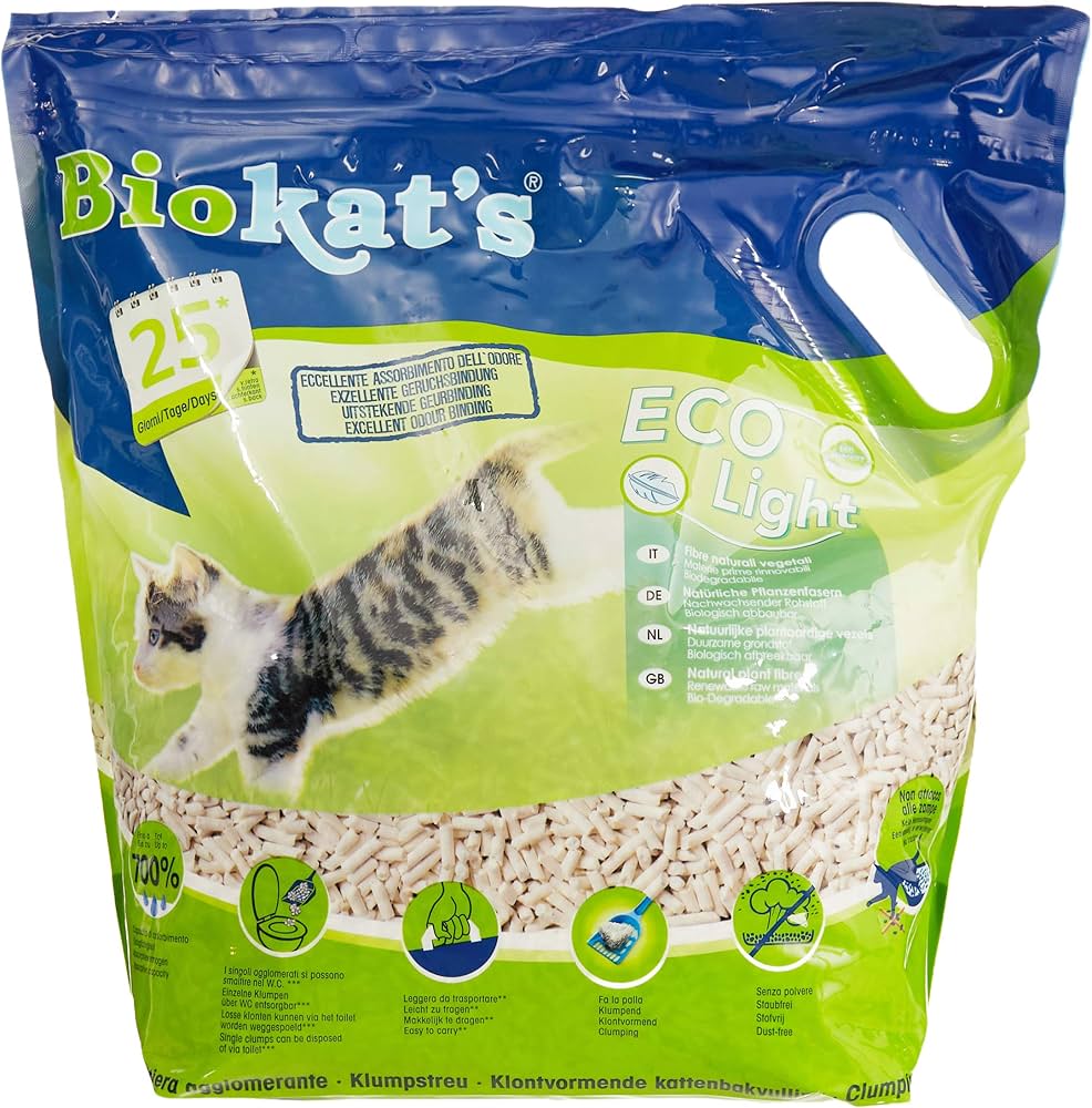 BIOKAT S KEDİ KUMU ECO PELET SPRING 3,1KG(5LT)