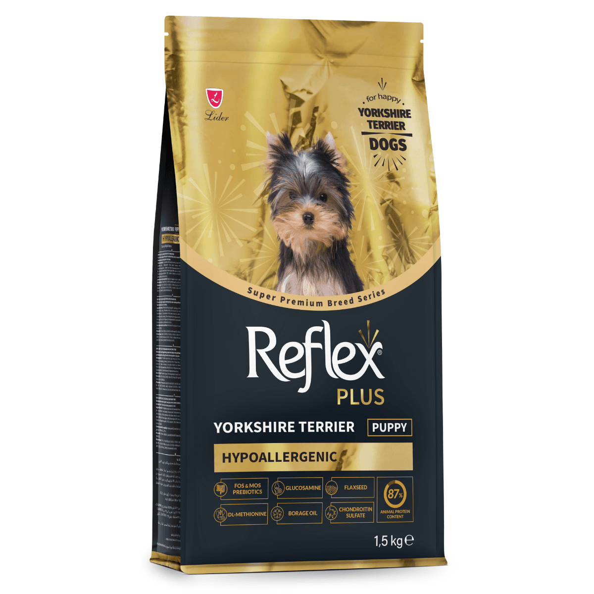 REFLEX PLUS YORKSHİRE TERRİER YAVRU KÖPEK MAMASI 1.5 KG				
