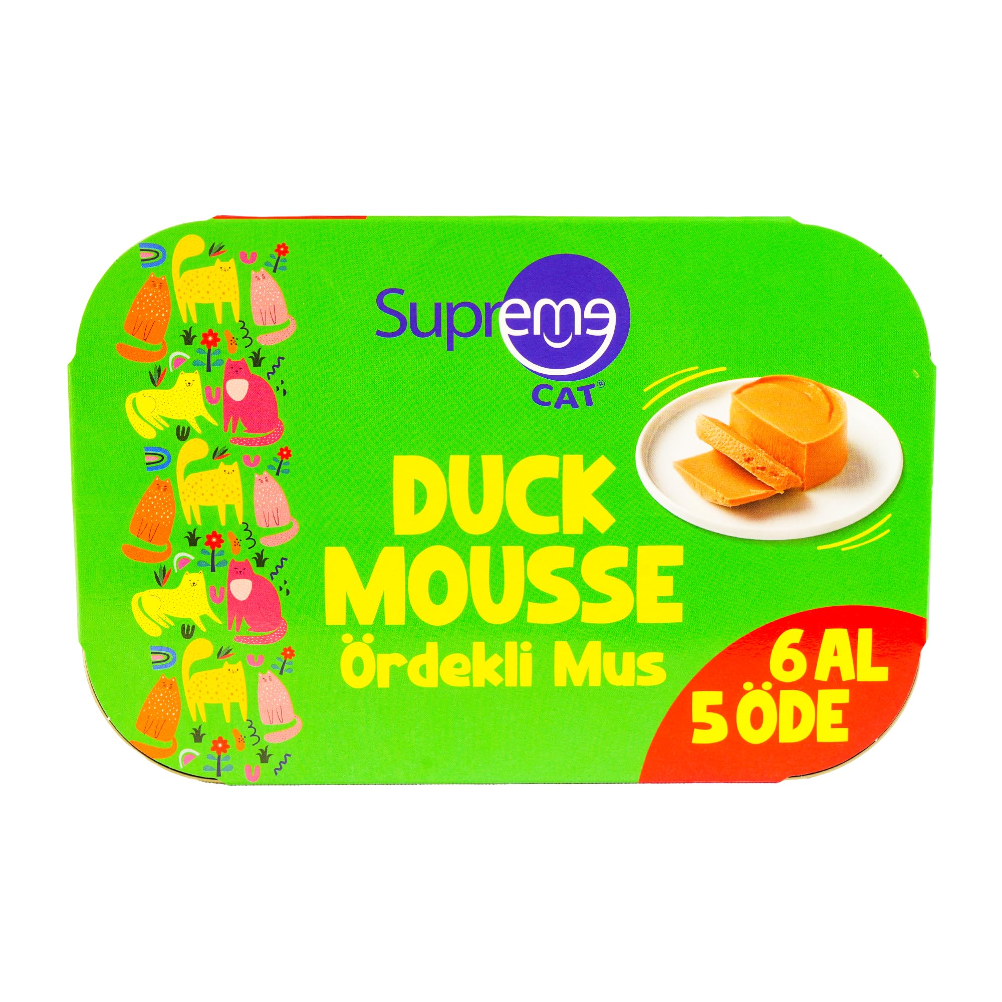SUPREME W CAT ÖRDEKLİ PÜRE 85GR 6 AL 5 ÖDE