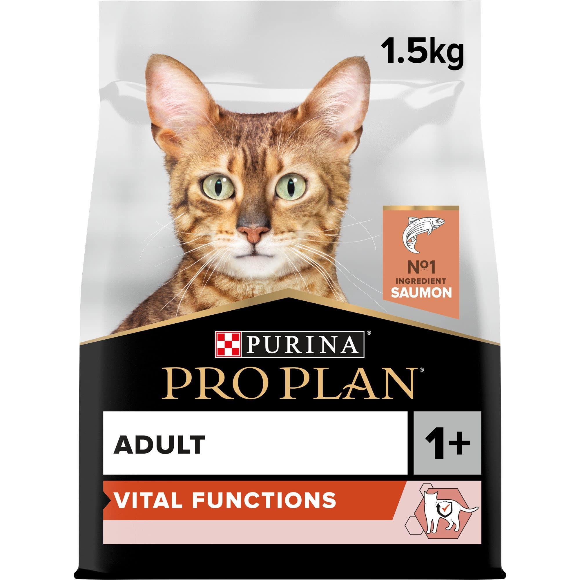 PRO PLAN KEDİ VITAL FUNCTION ADULT SOMON 1.5 Kg