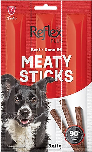 REFLEX PLUS BİFTEKLİ ÇUBUK YETİŞKİN KÖPEK ÖDÜL 3*11 GR