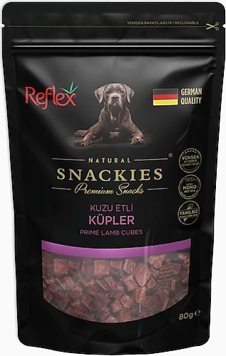 REFLEX SNACKIES KUZU ETLİ KÜPLER 80 G
