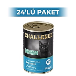 CHALLENGE KONSERVE KEDİ POUCH SOMON KISIR 85 GR