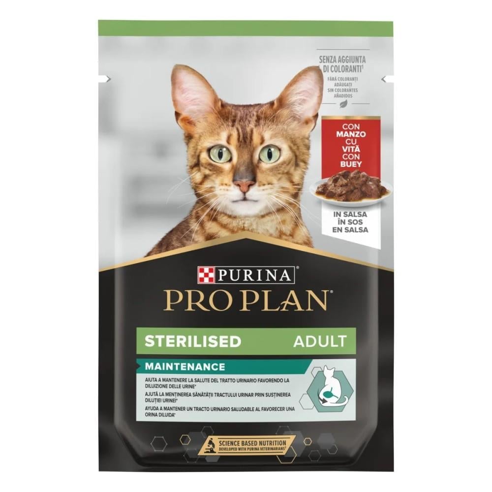 PRO PLAN KEDİ POUCH STERIL BEEF 85 g