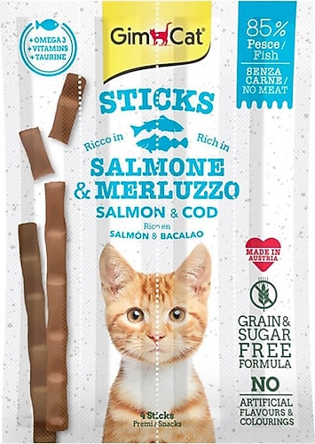 GIMCAT KEDİ ÖDÜL ÇUBUĞU STICKS SOMON MORİNA