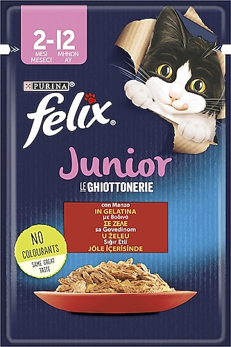 Felix Yavru Sığır Etli Kedi Yaş Mama 85g 