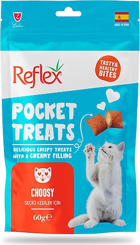 REFLEX POCKET TREATS CHOOSY 60G