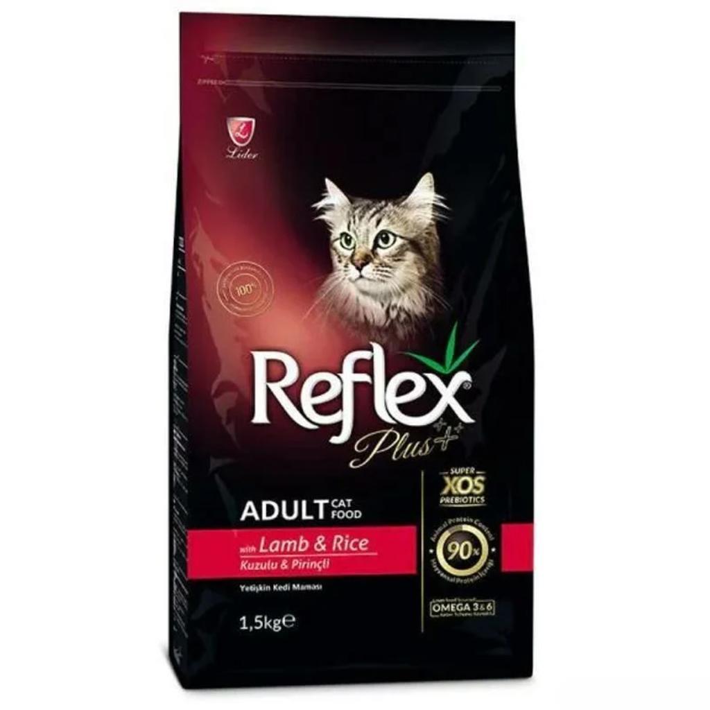 REFLEX PLUS CAT ADULT KUZU ETLİ-  L & R 1,5 KG				