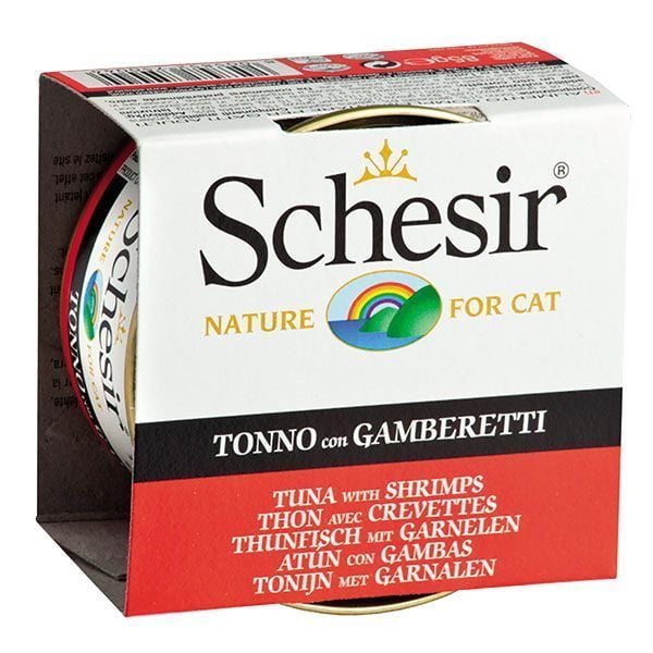 Schesir Jelly Ton Balığı&Karides Jöle İçinde Yetişkin Kedi Konservesi 85g