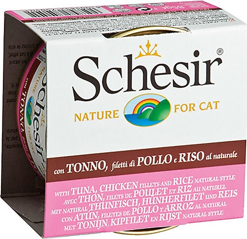 Schesir Ton Balıklı Pişirme Suyunda Yetişkin Kedi Konservesi 85g