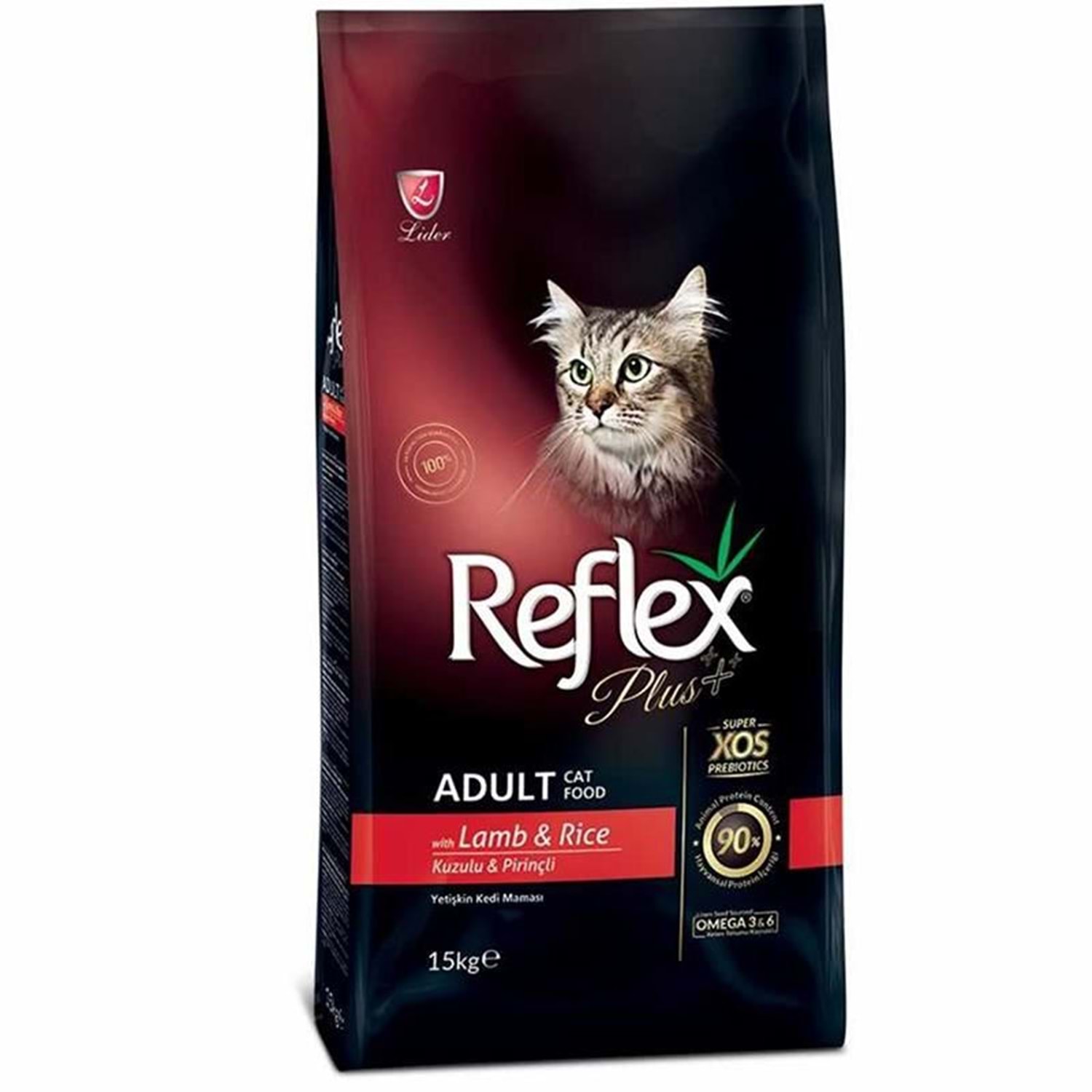 REFLEX PLUS ADULT CAT LR 15 KG				